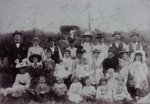 Group on a picnic; c. 1915; P1224