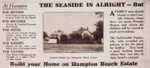 Real estate brochure advertising Hampton Beach Estate land sale; 1915; P1385