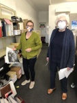 Sandringham and District Historical Society volunteers wearing masks; Choat, Liz; 2021 Aug. 4; PD3243