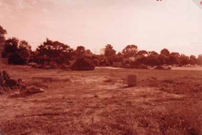 Hampton High School site after demolition of building; 1992; P2534