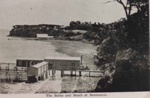 The baths and beach at Beaumaris; c. 1930; P0790