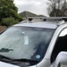 Face mask stored on car's rear view mirror; Choat, Liz; 2020 Jul. 29; PD3237