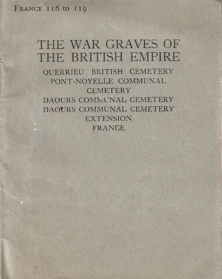 The war graves of the British Empire; Great Britain. Imperial War Graves Commission; 1924; B0599