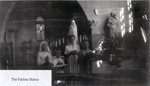 Children in front of Fatima Statue at the opening of St Joseph's Church, Black Rock  ; 195-; p12546