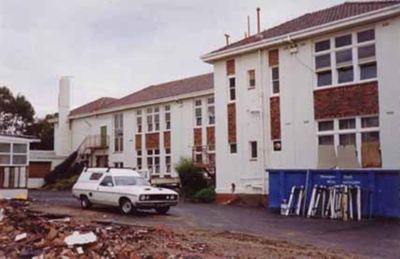 Hampton High School demolition; 1992; P2943