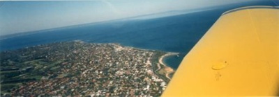 Aerial view of Black Rock; Petch, Patricia; 1993; P6516