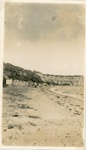 Sandringham beach with bathing boxes; 1923; P7634