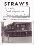 Straws Men and Boys Wear Store, Melrose Street, Sandringham; 1962; P3338