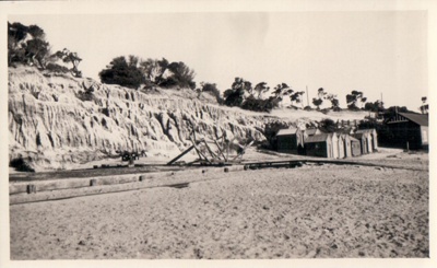 Typical surface erosion, Hampton beach; Miller, G. L.; 1930; P9269