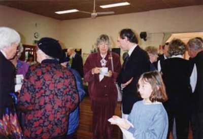 Official opening of the Sandringham and District Historical Society's new resource centre, 6 Waltham Street, Sandringham; 1996 Nov. 10; P3068-6