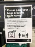 Pack your own bags notice, Woolworths; Choat, Liz; 2020 May 15; PD3276