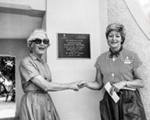 Rotunda opening after restoration; Reynolds, Pauline; 1985; PD3668