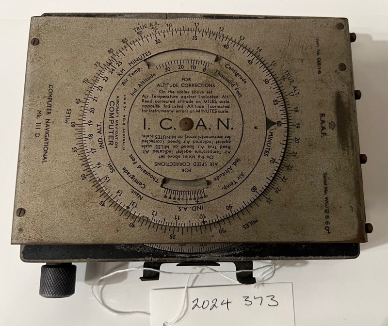 RAAF Computer Navigational Mk111D; 2024.373 | eHive