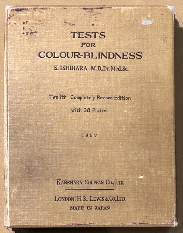 Ishihara Colour Blindness Test Book Ehive