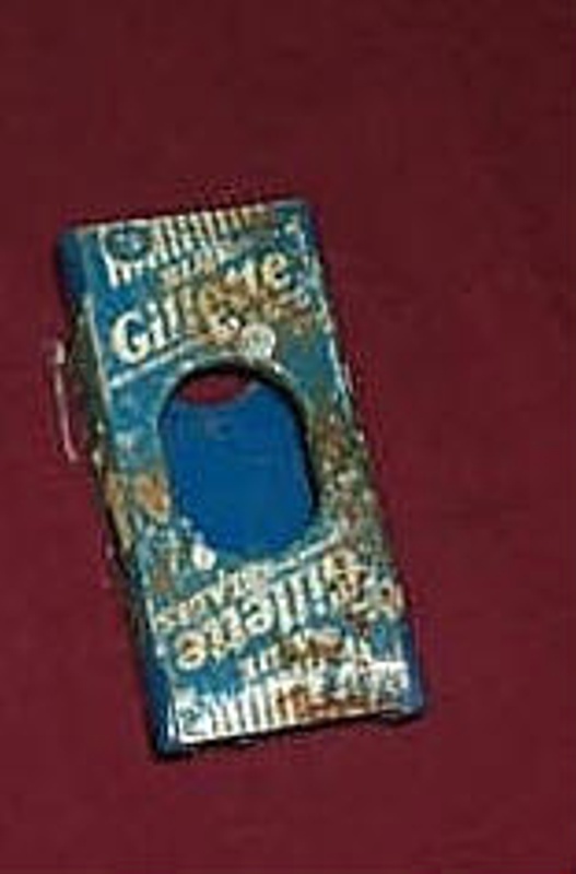 Gillette Razor blade case, ; 03076 eHive
