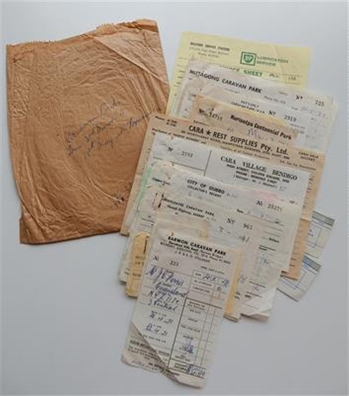 Caravan Park Receipts; 1971; BH2590 eHive