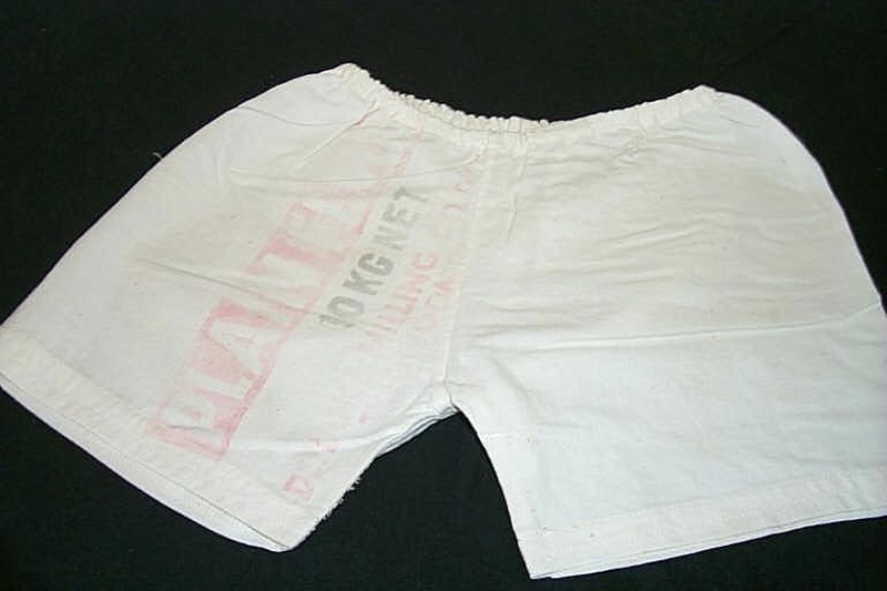 Panties, (1), girls, made from flour bag; 10611 eHive