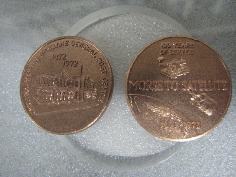 Medals,Centenary of the Brisbane General Post Office (2),; 00353_Prop