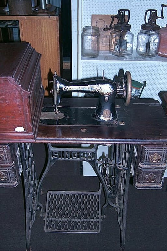 Singer Treadle sewing machine; 04541 eHive
