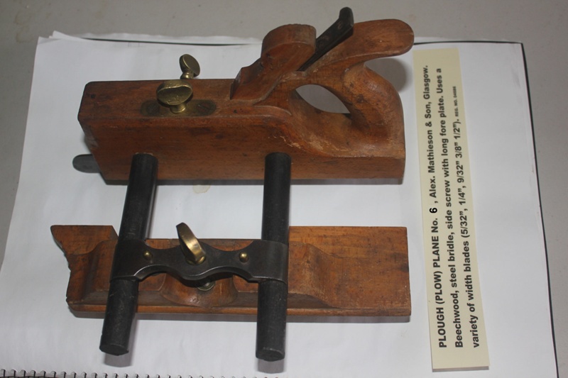 Plough (Plow) plane 6, (1),; Alex Mathieson & Son, Glasgow; 04686 eHive