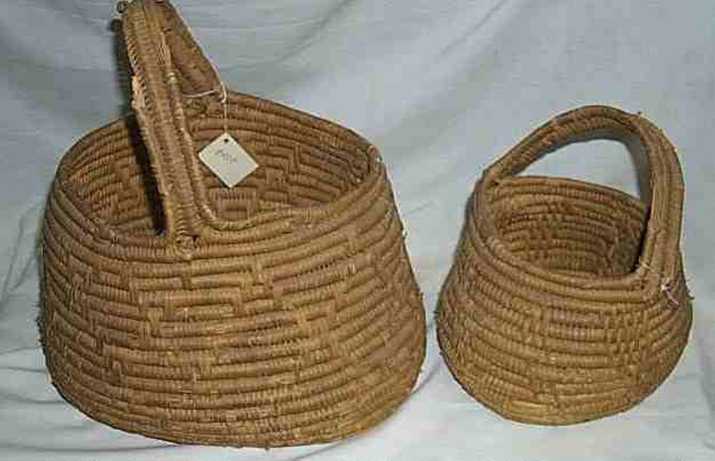 Cane Baskets, (2); 00180_Prop eHive
