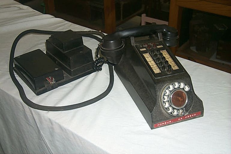 02046 Telephone collection on permanent loan - includes switchboard ...