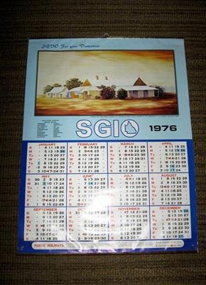 1976 Calendar; 1976; BH2038 | eHive