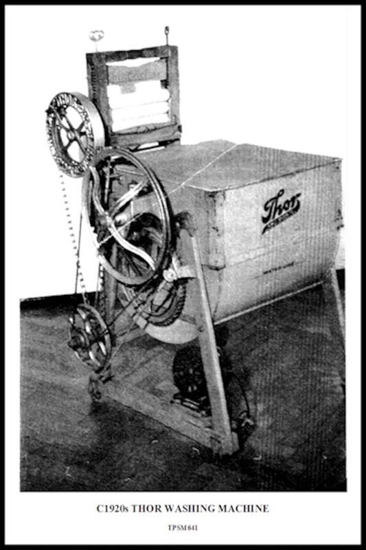 THOR WASHING MACHINE C1920 [Black and White Photograph Image]; C1920